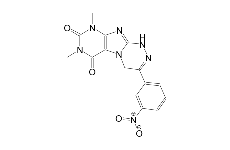 7,9-dimethyl-3-(3-nitrophenyl)-1,4-dihydro[1,2,4]triazino[3,4-f]purine-6,8(7H,9H)-dione