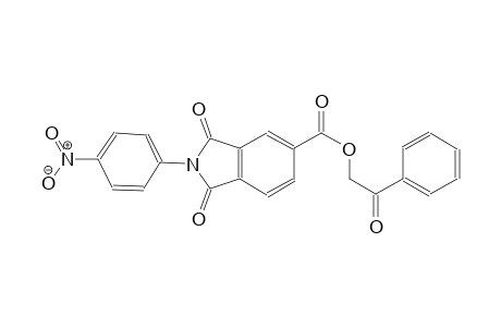 1H-isoindole-5-carboxylic acid, 2,3-dihydro-2-(4-nitrophenyl)-1,3-dioxo-, 2-oxo-2-phenylethyl ester