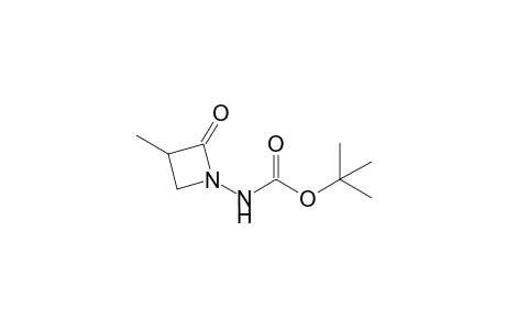 Carbamic acid, (3-methyl-2-oxo-1-azetidinyl)-, 1,1-dimethylethyl ester, (.+-.)-