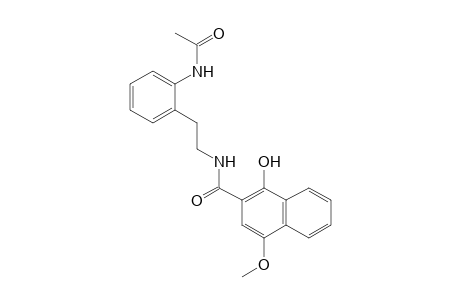 2-Naphthalenecarboxamide, N-[2-[2-(acetylamino)phenyl]ethyl]-1-hydroxy-4-methoxy-