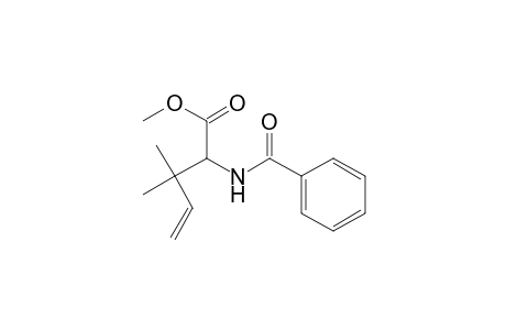 Methyl 2-benzamido-3,3-dimethylpent-4-enoate