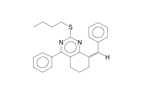 2-BUTYLMERCAPTO-4-PHENYL-8Z-BENZYLIDENE-5,6,7,8-TETRAHYDROQUINAZOLINE