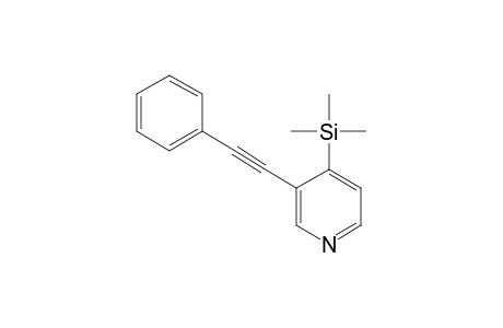 3-PHENYLETHYNYL-4-TRIMETHYLSILANYLPYRIDINE