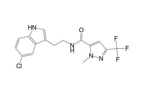N-[2-(5-chloro-1H-indol-3-yl)ethyl]-1-methyl-3-(trifluoromethyl)-1H-pyrazole-5-carboxamide