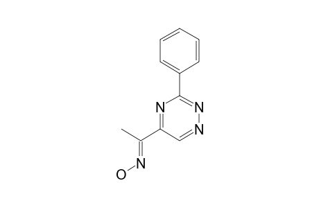 (E)-1-(3-PHENYL-1,2,4-TRIAZIN-5-YL)-ETHANONOXIME