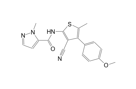 N-[3-cyano-4-(4-methoxyphenyl)-5-methyl-2-thienyl]-1-methyl-1H-pyrazole-5-carboxamide