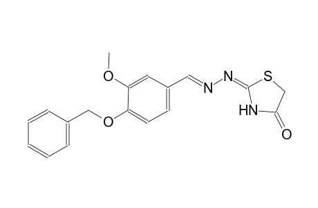 4-(benzyloxy)-3-methoxybenzaldehyde [(2E)-4-oxo-1,3-thiazolidin-2-ylidene]hydrazone