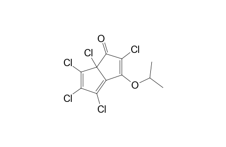 3-isopropoxy-2,4,5,6,6a-pentachloro-1(6aH)-pentalenone