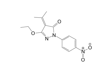 3H-pyrazol-3-one, 5-ethoxy-2,4-dihydro-4-(1-methylethylidene)-2-(4-nitrophenyl)-
