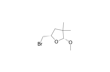 cis-2-(Bromomethyl)-4,4-dimethyl-5-methoxytetrahydrofuran