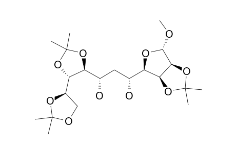 METHYL_6-DEOXY-2,3:8,9:10,11-TRI-O-ISOPROPYLIDENE-L-GLUCO-ALPHA-D-MANNO-UNDECOFURANOSE