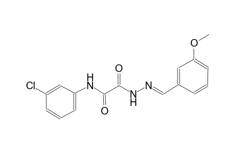 acetic acid, [(3-chlorophenyl)amino]oxo-, 2-[(E)-(3-methoxyphenyl)methylidene]hydrazide