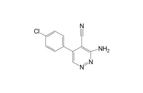 4-Pyridazinecarbonitrile, 3-amino-5-(4-chlorophenyl)-