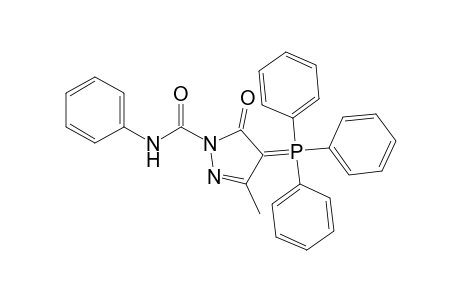 1-Phenylaminocarbonyl-3-methyl-4-triphenylphosphoranylidene-4,5-dihydropyrazol-5-one