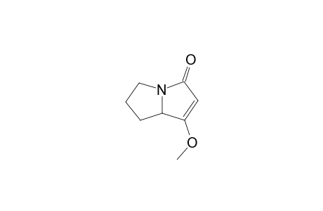(+-)-1-Methoxy-5,6,7,7a-tetrahydro-3H-pyrrolo[1,2-a]pyrrol-3-one