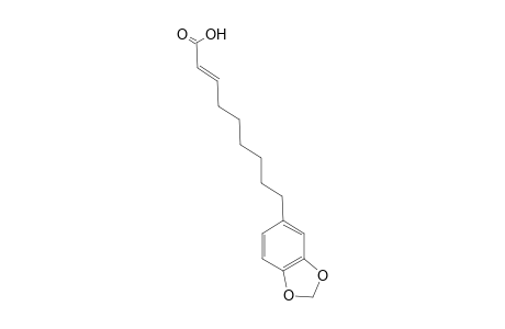 (E)-9-(1,3-benzodioxol-5-yl)-2-nonenoic acid