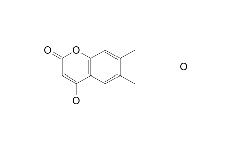 4-Hydroxy-6,7-dimethylcoumarin