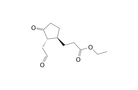 3-[(1S,2S)-3-keto-2-(2-ketoethyl)cyclopentyl]propionic acid ethyl ester