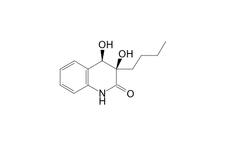 cis-3-Butyl-3,4-dihydro-3,4-dihydroxyquinolin-2(1H)-one