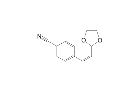 (Z)-4-(2-(1,3-Dioxolane-2-yl)ethenyl)benzonitrile