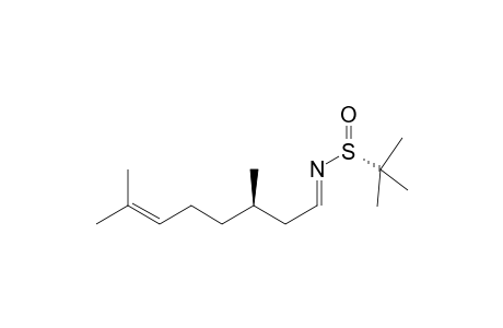 (RS,R)-N-(3,7-Dimethyloct-6-en-1-ylidene)-2-methylpropane-2-sulfinamide