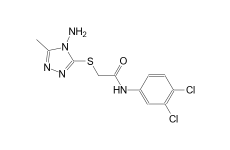 acetamide, 2-[(4-amino-5-methyl-4H-1,2,4-triazol-3-yl)thio]-N-(3,4-dichlorophenyl)-