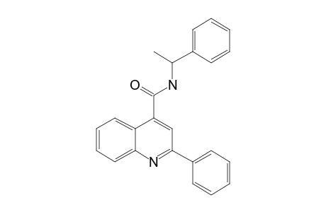 2-Phenyl-N-(1-phenylethyl)quinoline-4-carboxamide