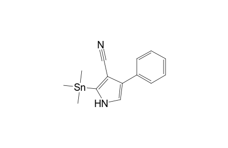 3-Cyano-4-phenyl-2-(trimethylstannyl)pyrrole