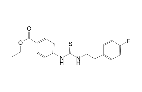 ethyl 4-[({[2-(4-fluorophenyl)ethyl]amino}carbothioyl)amino]benzoate