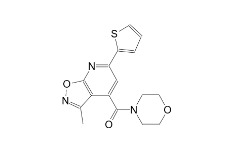 3-methyl-4-(4-morpholinylcarbonyl)-6-(2-thienyl)isoxazolo[5,4-b]pyridine