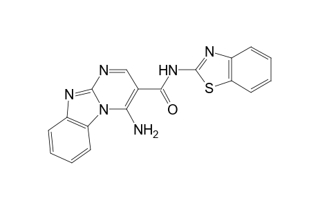 4-Amino-N-(benzothiazol-2-yl)-pyrimido[1,2-a]benzimidazole-3-carboxamide