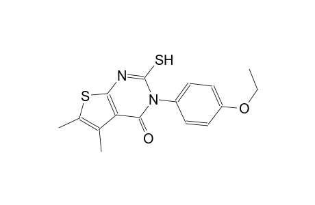 3-(4-ethoxyphenyl)-5,6-dimethyl-2-sulfanylthieno[2,3-d]pyrimidin-4(3H)-one