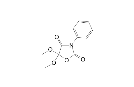 5,5-dimethoxy-3-phenyl-oxazolidine-2,4-quinone