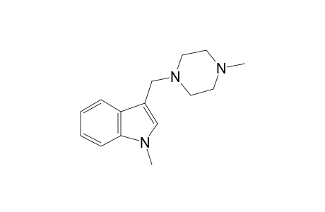 3-[(4-Methyl-1-piperazinyl)methyl]-1H-indole, N-methyl-