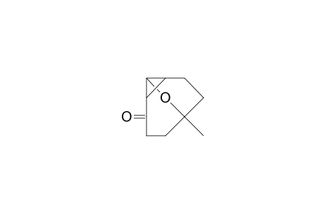 6-Methyl-10-oxa-tricyclo(4.3.1.0/2,9/)decan-3-one