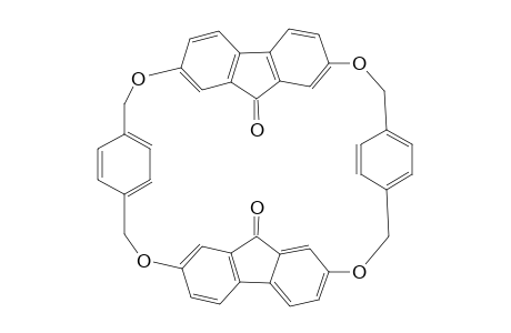 2,2',7,7'-Bis(1,4-oxymethylphenyl)bis(9H-fluoren-9-one)cyclophane