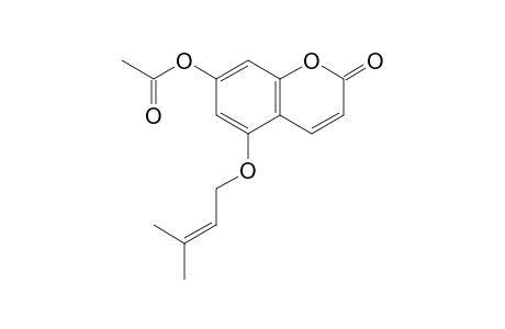 5-(3-Methylbut-2-en-1-yl)oxy-7-acetoxycoumarin