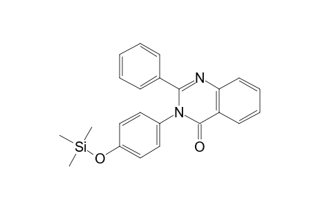 3-(4-Hydroxyphenyl)-2-phenyl-4(3H)-quinazolinone, tms derivative