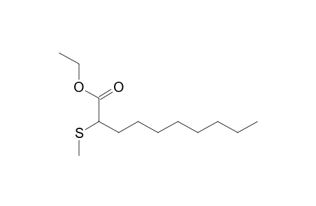 Decanoic acid, 2-(methylthio)-, ethyl ester