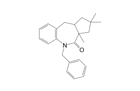 5-benzyl-2,2,3a-trimethyl-1,3,10,10a-tetrahydrocyclopenta[c][1]benzazepin-4-one