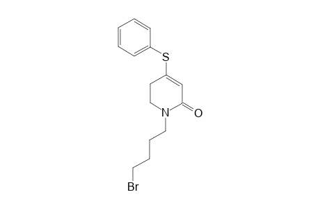 1-(4-Bromobutyl)-4-(phenylthio)-5,6-dihydropyridin-2(1H)-one