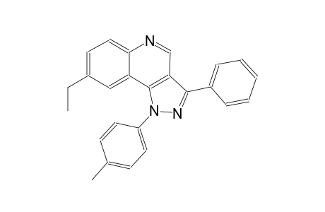 8-ethyl-1-(4-methylphenyl)-3-phenyl-1H-pyrazolo[4,3-c]quinoline