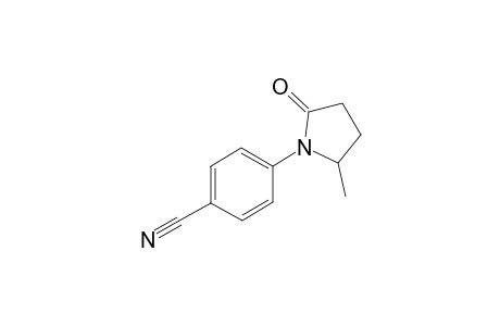 4-(2-Methyl-5-oxopyrrolidin-1-yl)benzonitrile