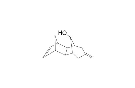 Tetracyclo[6.3.1.1(3,6).0(2,7)]tridec-4-en-12-ol, 10-methylene-