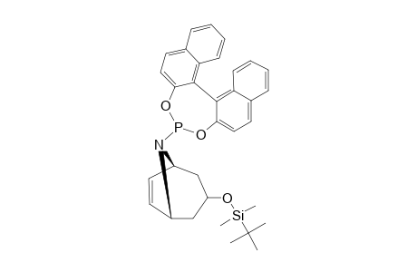 (+)-3-[(TERT.-BUTYLDIMETHYLSILYL)-OXY]-8-(DINAPHTO-[2,1-D:1',2'-F]-[1,3,2]-DIOXA-PHOSPHEPIN-4-YL)-8-AZABICYCLO-[3.2.1]-OCT-6-ENE