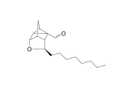 2-Formyl-4-.beta.-n-octyl-5-oxatetracyclo[4.2.1.0(2,9).0(3,7)]nonane