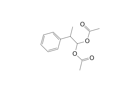 (1-acetoxy-2-phenyl-propyl) acetate