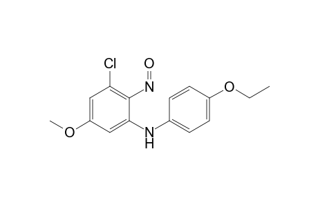 3-Chloro-N-(4-ethoxyphenyl)-5-methoxy-2-nitrosoaniline