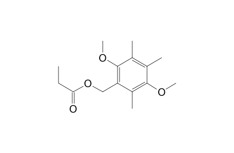 1,4-Dimethoxy-2,3,5-trimethyl-6-[(propionyloxy)methyl] benzene