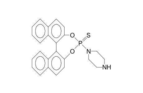 4-Piperazinyl-dinaphtho(2,1-D:1',2'-F)(1,3,2)dioxaphosphepin 4-sulfide